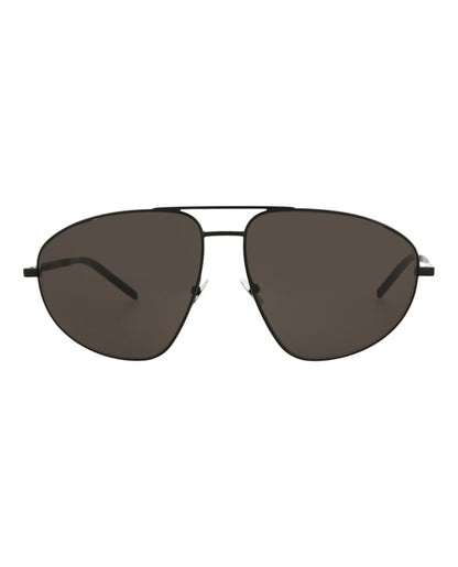 Saint Laurent Aviator Sunglasses Black/Black/Grey (SL211-30002645-002)