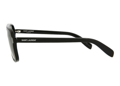 Saint Laurent Aviator Sunglasses Black/Grey (SL176-30001578-001)