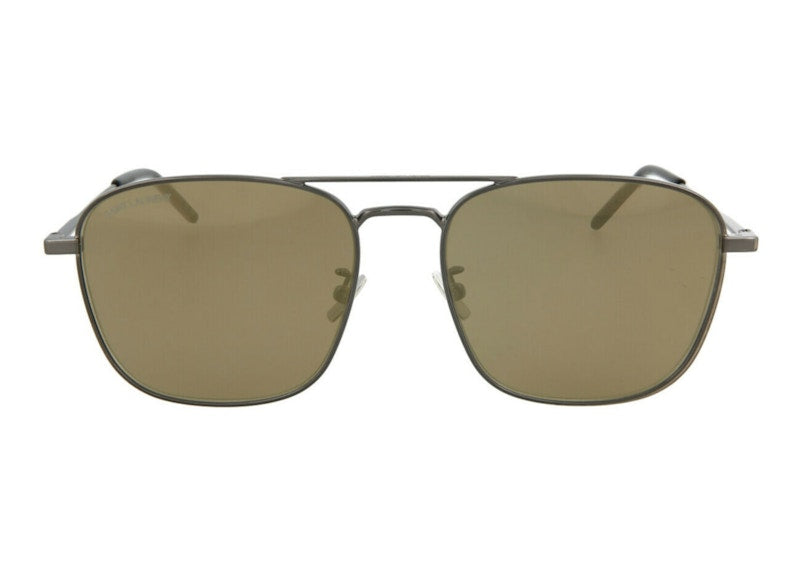 Saint Laurent Aviator Sunglasses Ruthenium/Brown (SL309-30008020-012)