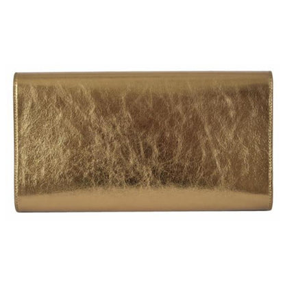 Saint Laurent Belle de Jour Clutch Large Metallic Gold