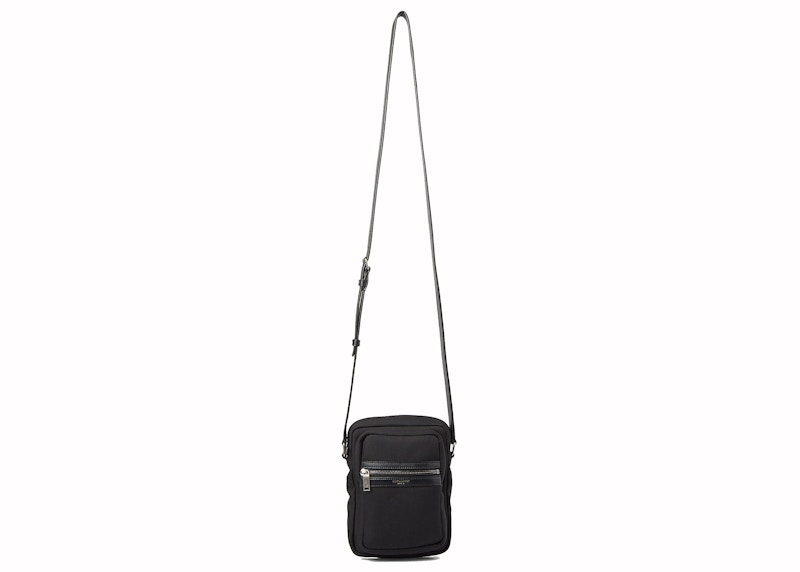 Saint Laurent Canvas Sid Crossbody Black