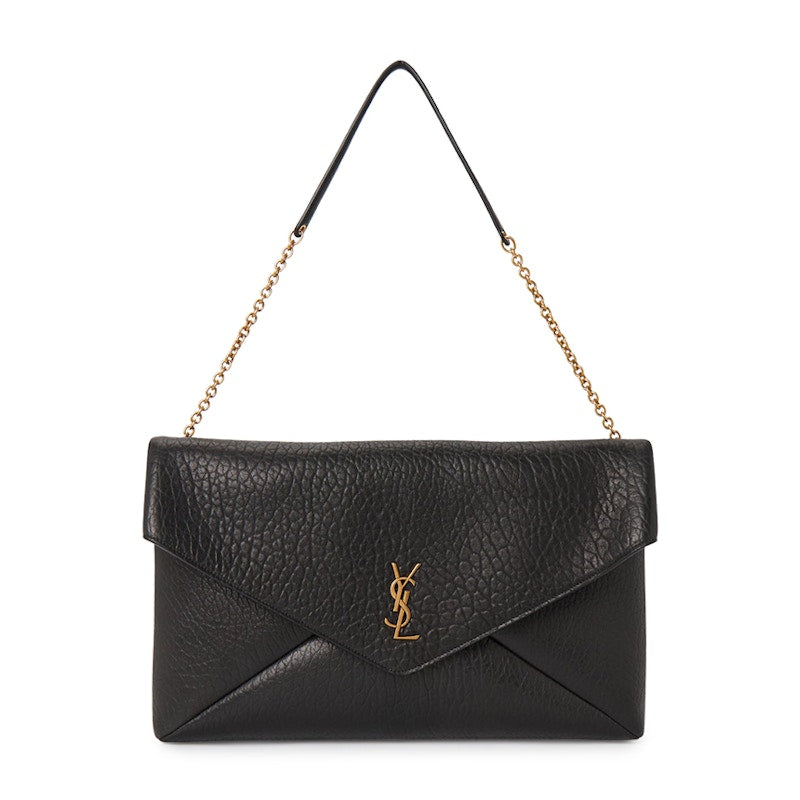 Saint Laurent Cassandra Chain Shoulder Bag Black