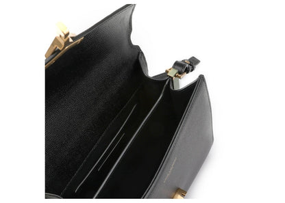 Saint Laurent Cassandra Tote Bag Mini Black