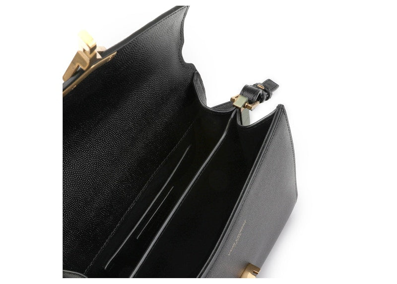 Saint Laurent Cassandra Tote Bag Mini Black