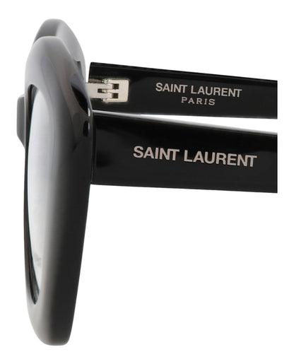 Saint Laurent Cat Eye-Frame Acetate Optical Frames Black Black Transparent (SL68OPT-30013078-001)