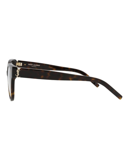 Saint Laurent Cat Eye-Frame Acetate Optical Frames Havana Havana Transparent (SLM34-30006106-004)