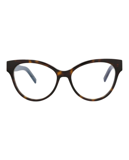 Saint Laurent Cat Eye-Frame Acetate Optical Frames Havana Havana Transparent (SLM34-30006106-004)