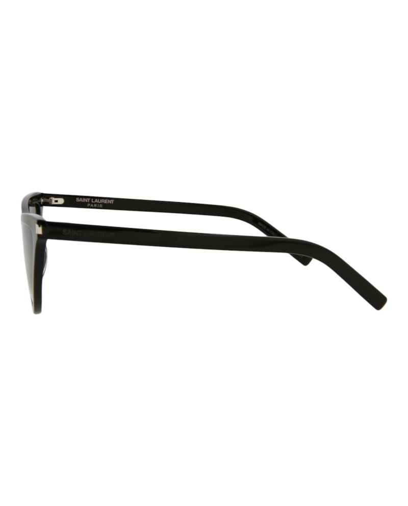 Saint Laurent Cat Eye-Frame Acetate Sunglasses Black/Black/Black (SL550SLIM-30013720-001)