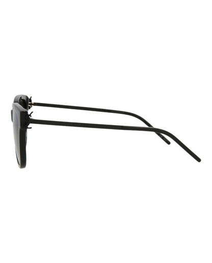 Saint Laurent Cat Eye-Frame Acetate Sunglasses Black Black Black (SLM48S-30007876-001)