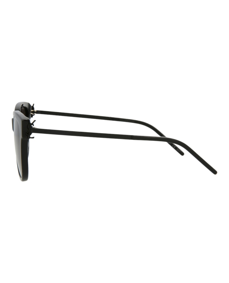 Saint Laurent Cat Eye-Frame Acetate Sunglasses Black Black Black (SLM48S-30007876-001)