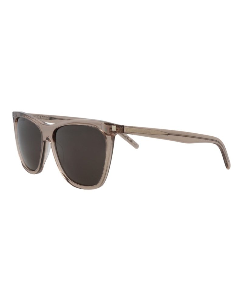 Saint Laurent Cat Eye-Frame Acetate Sunglasses Brown/Black (SL526-30013280-004)