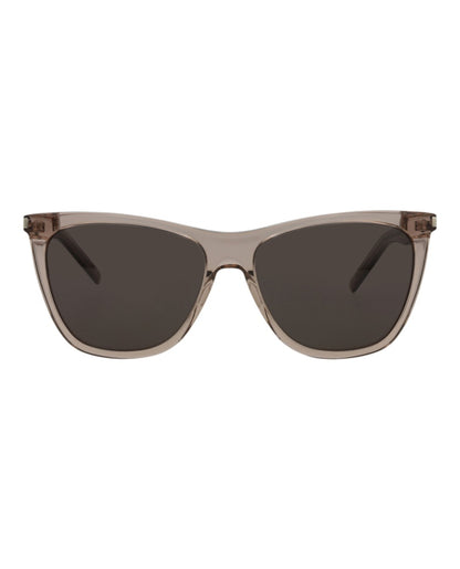Saint Laurent Cat Eye-Frame Acetate Sunglasses Brown/Black (SL526-30013280-004)