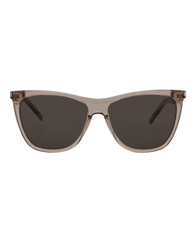 Saint Laurent Cat Eye-Frame Acetate Sunglasses Brown/Black (SL526-30013280-004)