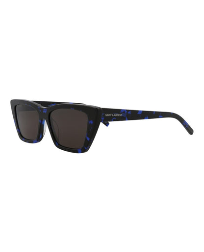 Saint Laurent Cat Eye-Frame Acetate Sunglasses Havana Havana Black (SL276MICA-30006557-009)