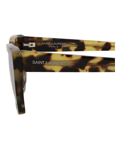 Saint Laurent Cat Eye-Frame Acetate Sunglasses Havana/Havana/Brown (SL276MICA-30006557-037)