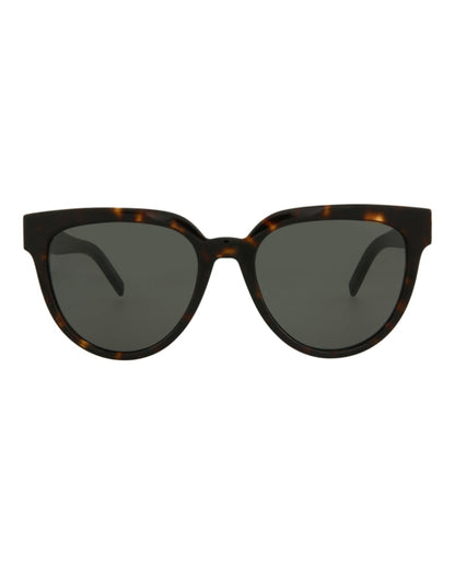 Saint Laurent Cat Eye-Frame Acetate Sunglasses Havana Havana Grey (SLM28-30006132-004)