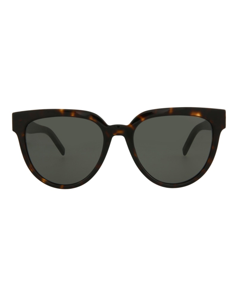 Saint Laurent Cat Eye-Frame Acetate Sunglasses Havana Havana Grey (SLM28-30006132-004)