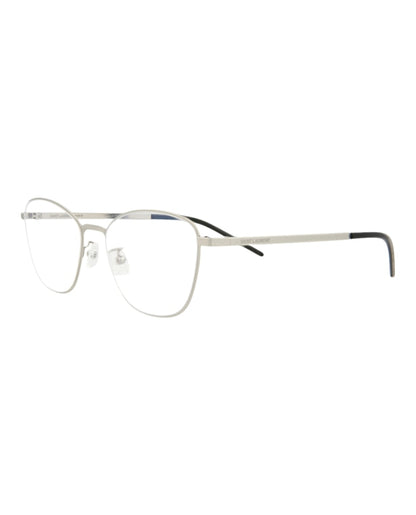Saint Laurent Cat Eye-Frame Metal Optical Frames Silver Silver Transparent (SL351SLIM-30008557-001)