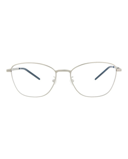 Saint Laurent Cat Eye-Frame Metal Optical Frames Silver Silver Transparent (SL351SLIM-30008557-001)