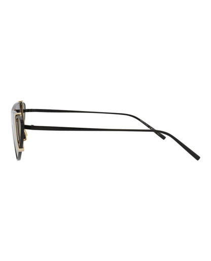 Saint Laurent Cat Eye-Frame Metal Sunglasses Black/Black/Black (SL536-30013534-001)