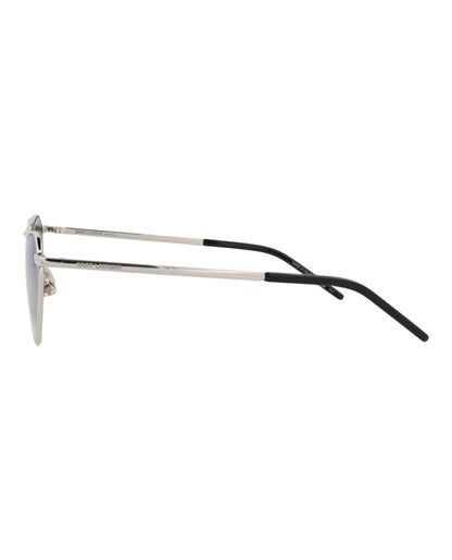 Saint Laurent Cat Eye-Frame Metal Sunglasses Silver Silver Silver (SL301LOULO-30007818-014)