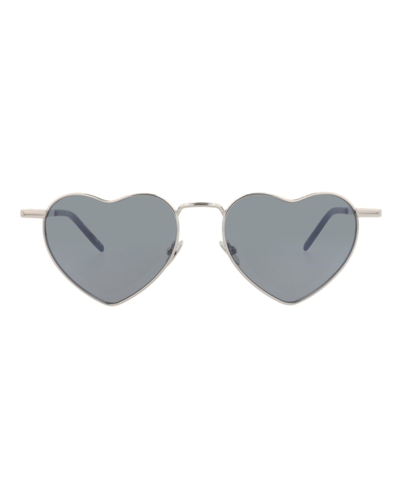 Saint Laurent Cat Eye-Frame Metal Sunglasses Silver Silver Silver (SL301LOULO-30007818-014)