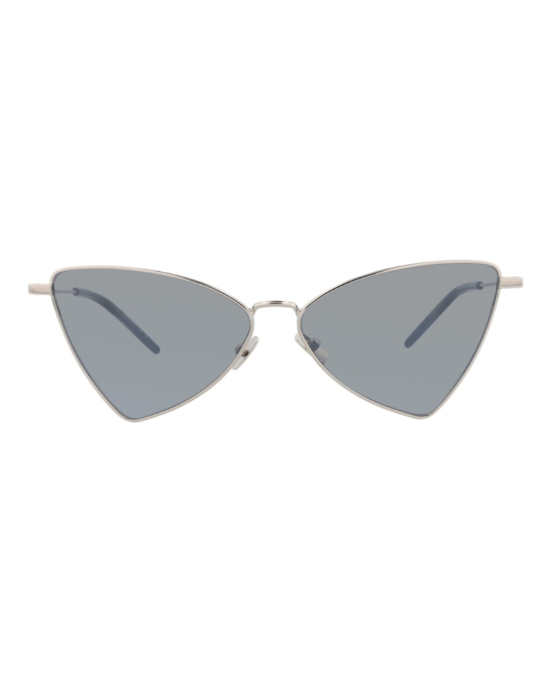 Saint Laurent Cat Eye-Frame Metal Sunglasses Silver Silver Silver (SL303JERRY-30007822-010)