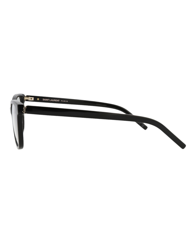 Saint Laurent Cat Eye-Frame Recycled Acetate Optical Frames Black Black Transparent (SLM121-30014323-001)