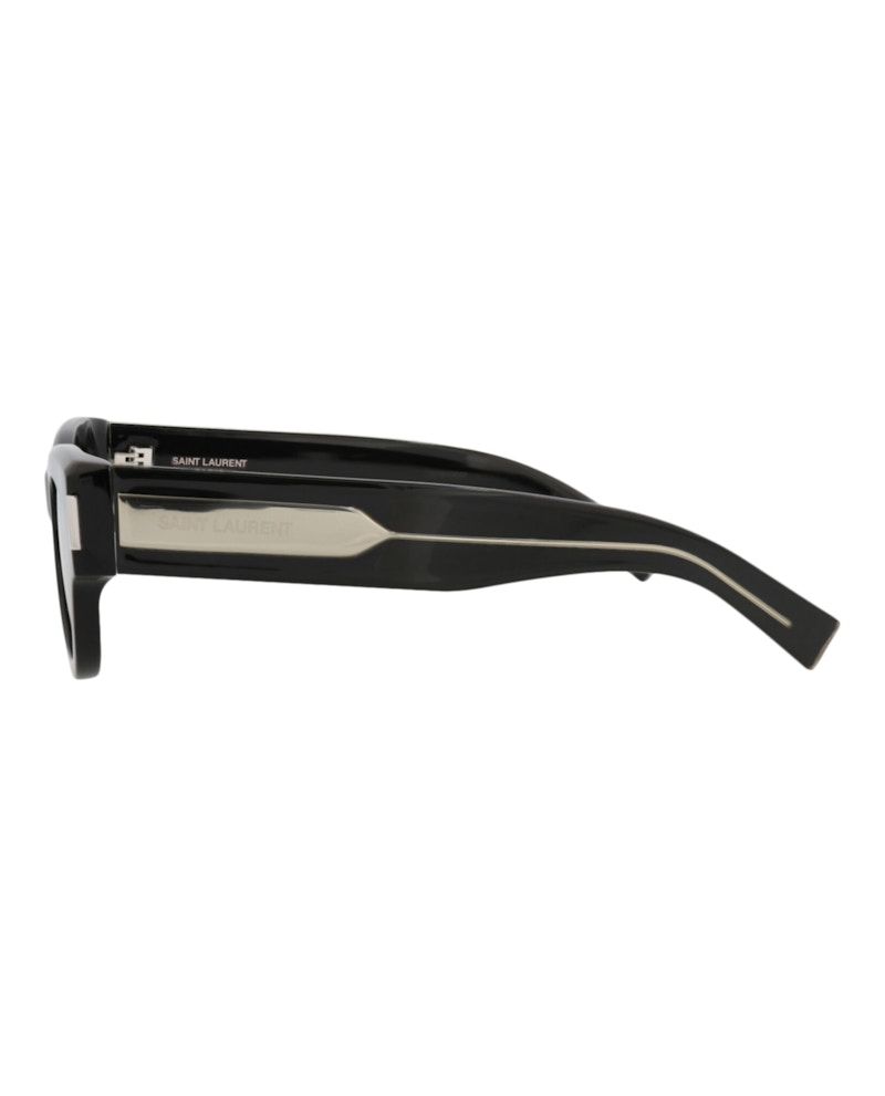 Saint Laurent Cat Eye-Frame Recycled Acetate Sunglasses BLACK CRYSTAL GREY (SL573-30014070-001)