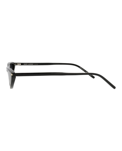 Saint Laurent Cat Eye-Frame Recycled Acetate Sunglasses Black Black Black (SL703-30015705-001)