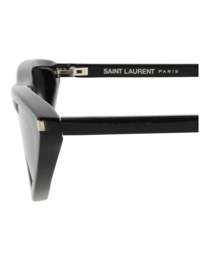 Saint Laurent Cat Eye-Frame Recycled Acetate Sunglasses Black Black Black (SL703-30015705-001)