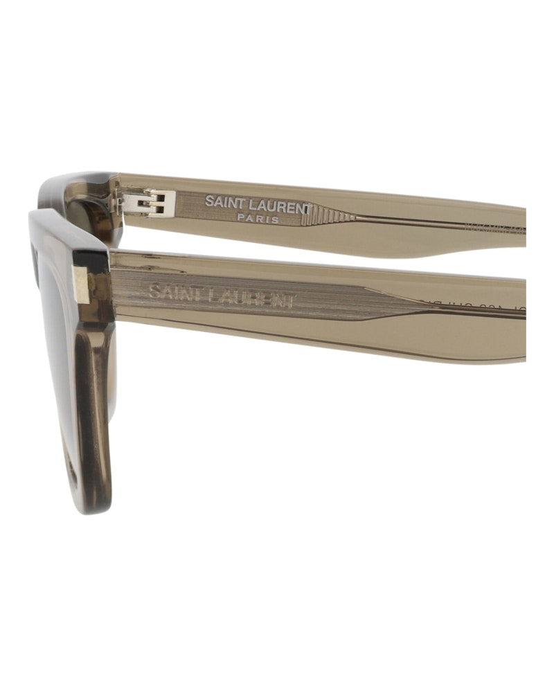 Saint Laurent Cat Eye-Frame Recycled Acetate Sunglasses Brown/Brown/Grey (SL462SULPI-30011402-017)