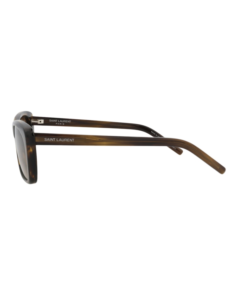 Saint Laurent Cat Eye-Frame Recycled Acetate Sunglasses Havana Havana Brown (SL613-30014612-004)