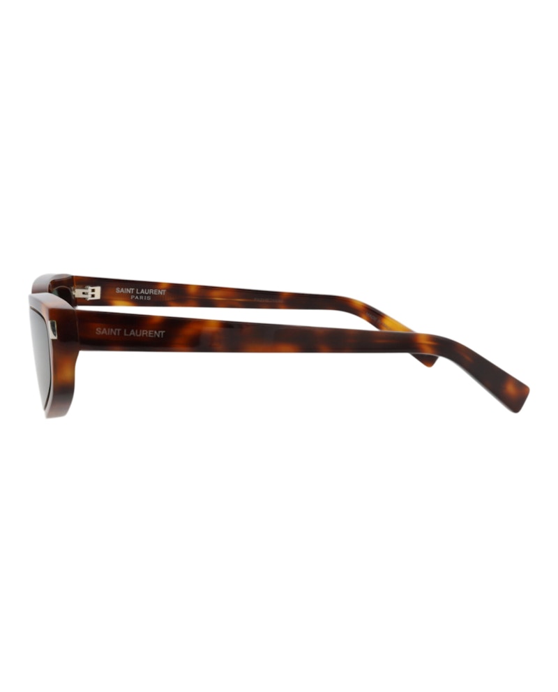 Saint Laurent Cat Eye-Frame Recycled Acetate Sunglasses Havana Havana Green (SL634NOVA-30014744-003)