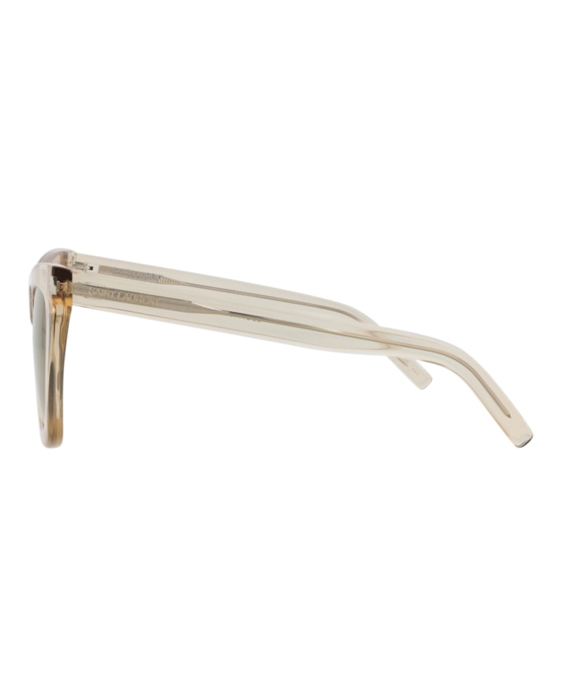 Saint Laurent Cat Eye-Frame Recycled Acetate Sunglasses Nude Nude Copper (SL214KATE-30002632-023)