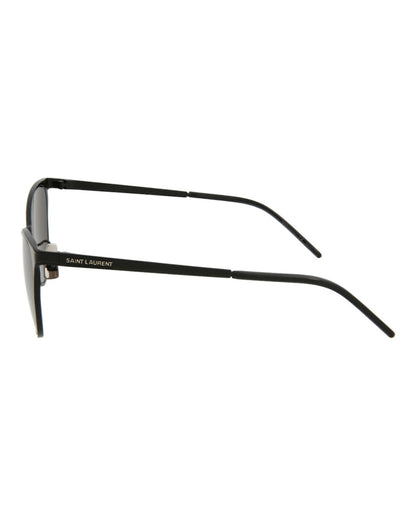 Saint Laurent Cat Eye Sunglasses Black/Black/Black (SL409-30009588-002)