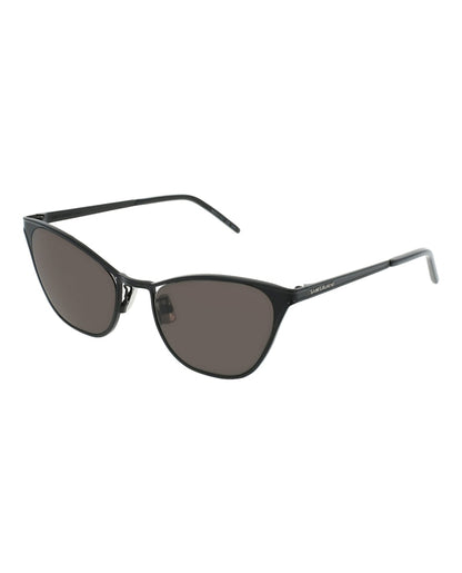 Saint Laurent Cat Eye Sunglasses Black/Black/Black (SL409-30009588-002)