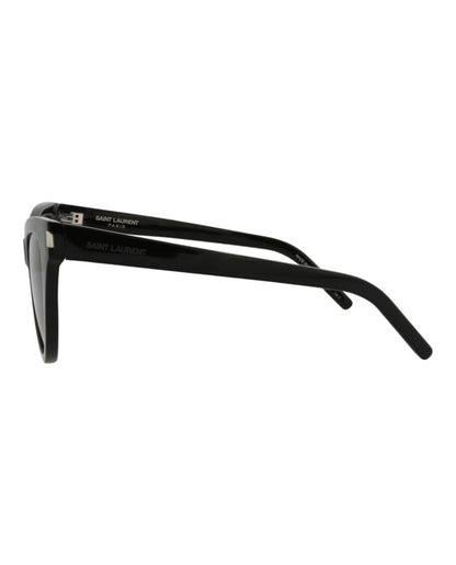 Saint Laurent Cat Eye Sunglasses Black/Black/Black (SL425-30010666-001)