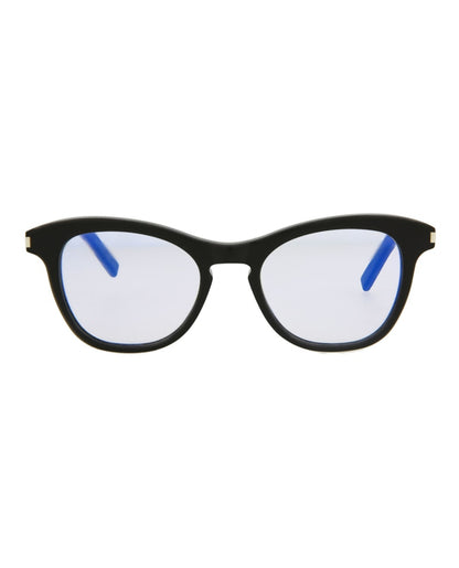 Saint Laurent Cat Eye Sunglasses Black/Black/Grey (SL356-30008552-017)
