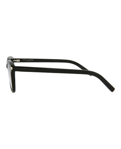 Saint Laurent Cat Eye Sunglasses Black/Black/Grey (SL356-30008552-017)