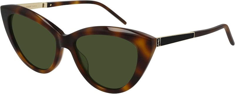 Saint Laurent Cat Eye Sunglasses Havana/Green (SL-M81-003)