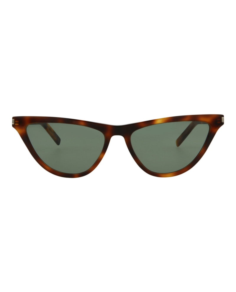 Saint Laurent Cat Eye Sunglasses Havana/Havana/Green (SL550SLIM-30013720-002)
