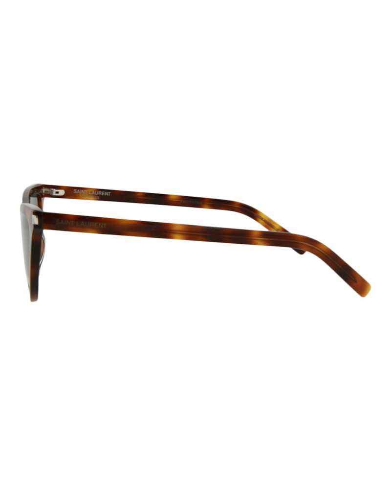 Saint Laurent Cat Eye Sunglasses Havana/Havana/Green (SL550SLIM-30013720-002)