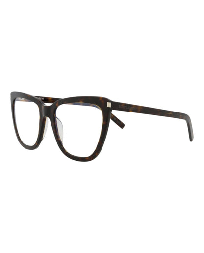 Saint Laurent Cat Eye Sunglasses Havana/Havana/Transparent (SL548SLIM-30013713-007)
