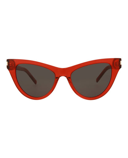 Saint Laurent Cat Eye Sunglasses Red/Red/Black (SL425-30010666-005)