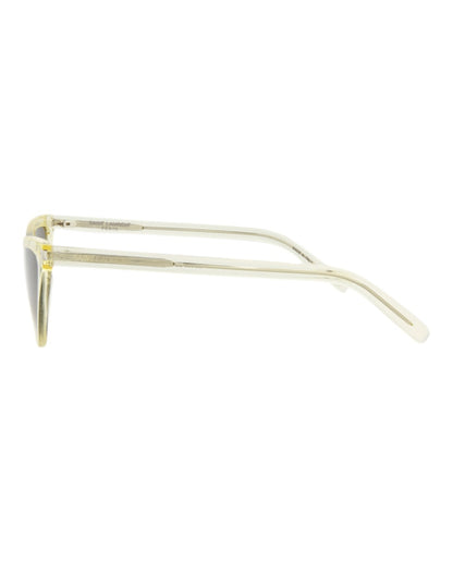 Saint Laurent Cat Eye Sunglasses Yellow/Yellow/Brown (SL550SLIM-30013720-005)