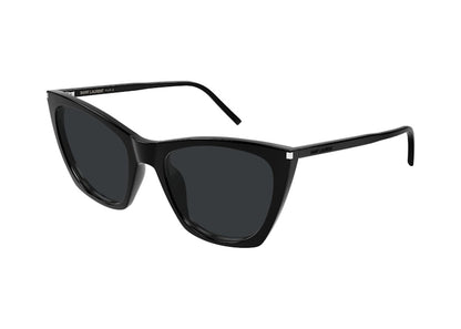Saint Laurent Cat eye Sunglasses Black-Black (SL-214-KATE-THIN-001)