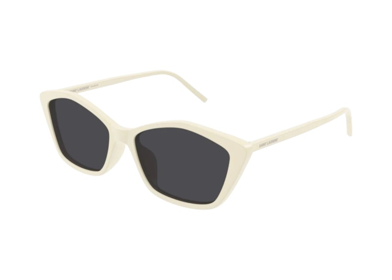 Saint Laurent Cat eye Sunglasses Ivory Ivory Black-Black (SL 775-005)