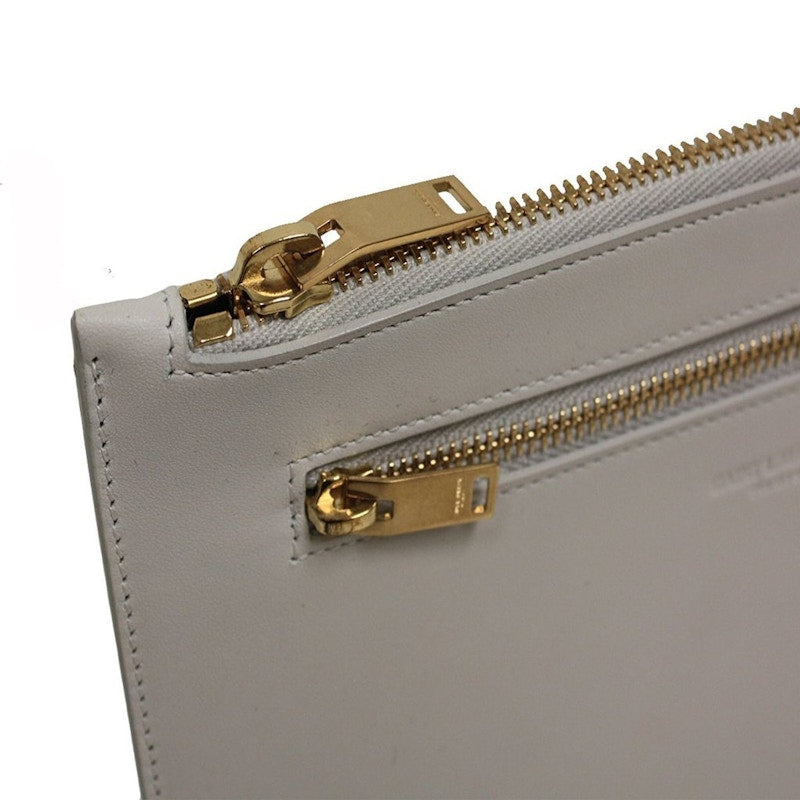 Saint Laurent Classic Document Holder Off-White