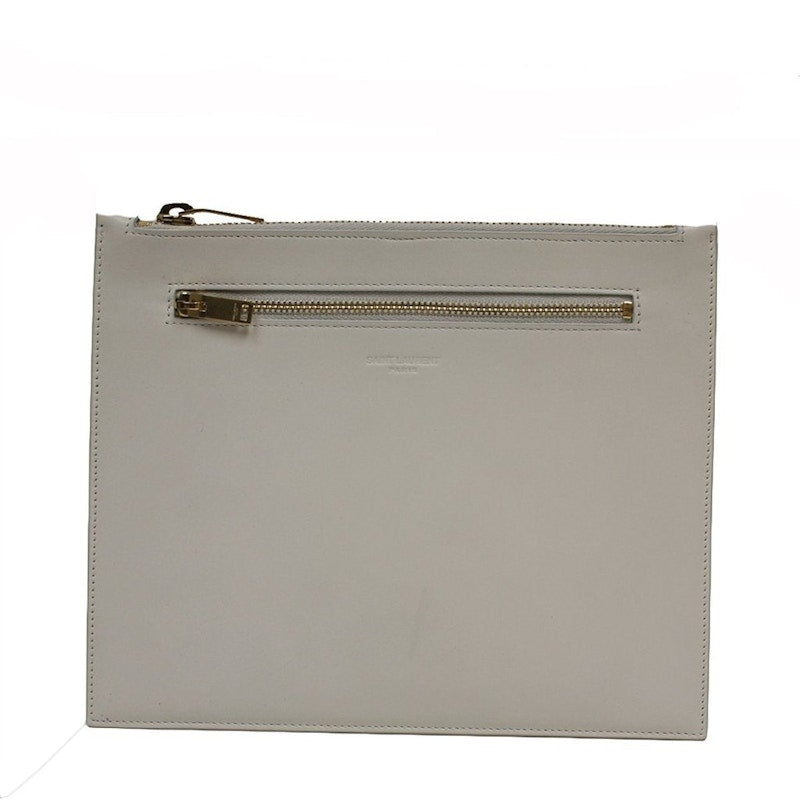 Saint Laurent Classic Document Holder Off-White